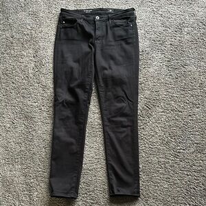 AG The Prima Ankle Black Jeans